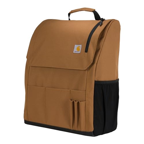 Carhartt Universal Front Seat Organizer, Tool and Equipment Organizer for Automotives, Carhartt Brown, One Size - color: Carhartt Brown