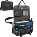 Car Front Seat Organizer, Patrol Bag Law Enforcement, Hanging Passenger Seat Car Organizer with 17 Inch Laptop Storage, Adjustable Strap Backseat Organizers for Truck Office, Police, Black