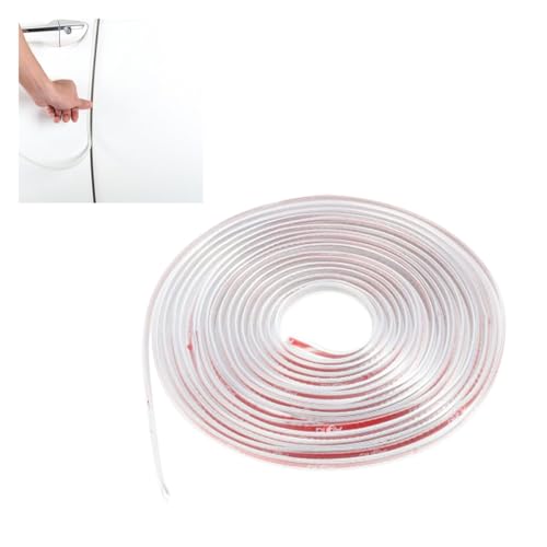 32Ft(10M) Car Door Edge Protector, Anti-Collision Strip, Entry Guard, No Glue Protective Strip, Automotive Trim (Clear) - color: Clear, size: 32FT