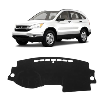KUST Black Dash Cover for Honda CR-V CRV 2007 2008 2009 2010 2011 Non-Slip Dashboard Cover Interior Accessories for CRV Custom Fit Dash Mat Sunshade Windshield No Glare - size: CR-V 07-11(Black)