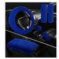 Ohleats 6 PCS Fluffy Steering Wheel Covers Set, 15'' Furry Car Wheel Cover, Soft Gear Shift & Handbrake Cover, Center Console & Seat Belt Shoulder Pads for Women, Car Accessories (Royal Blue) - color: Royal Blue