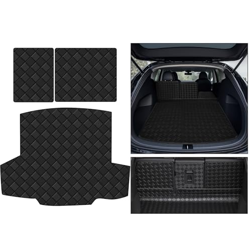 Cargo Mat for 2016-2025 Chevrolet Malibu，Full Coverage All Weather Protector ，Cargo Mat with Backrest Mat Trunk Mat Cargo Liner for Chevrolet Malibu（Black Version Accessories）