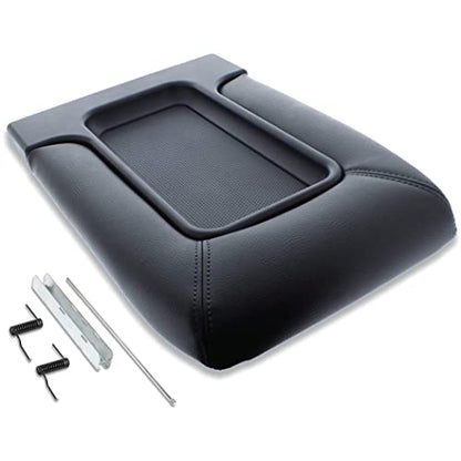 Center Console Lid Replacement Kit for 99-07 Silverado, Avalanche, Suburban, Sierra, Yukon - Replaces OEM 19127364, 19127365, 19127366 (Dark Gray) - color: Dark Gray