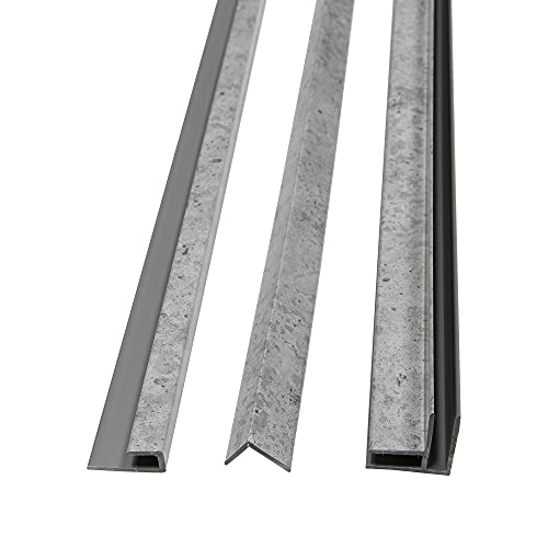 Palisade 94 in. Vinyl Trim Kit in Frost Nickel - color: Frost Nickel