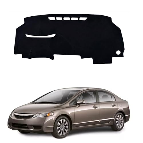 Dashboard Mat Cover for Ford Maverick 2025 2024 2023 2022 Nonslip Center Console Sunshield Glare UV Rays Protector Accessories - size: Honda Civic 2006-2011