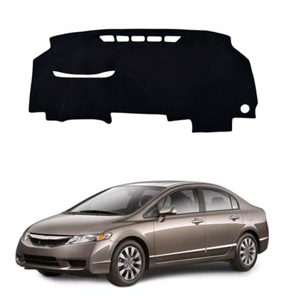 Dashboard Mat Cover for Ford Maverick 2025 2024 2023 2022 Nonslip Center Console Sunshield Glare UV Rays Protector Accessories - size: Honda Civic 2006-2011