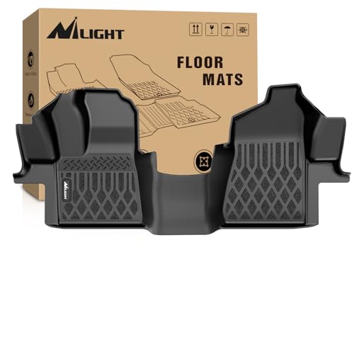 Nilight TPE Floor Mats for Ford Transit 150 250 350 350HD w/Carpet Flooring (No for Connect) 2015 2016 2017 2018 2019 2020 2021 All Weather Custom Fit Heavy Duty Floor Liners - color: 2015-2021 Ford Transit