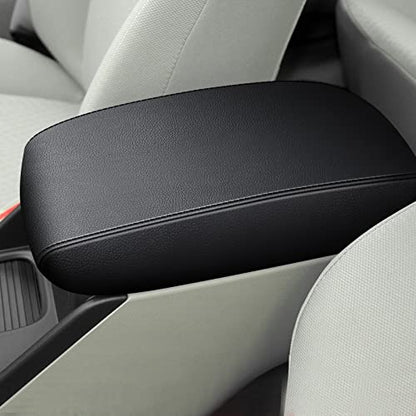 AOMSAZTO Armrest Cover for Civic Honda 2012-2015 Black Center Console Pad for Civic - color: Black Line