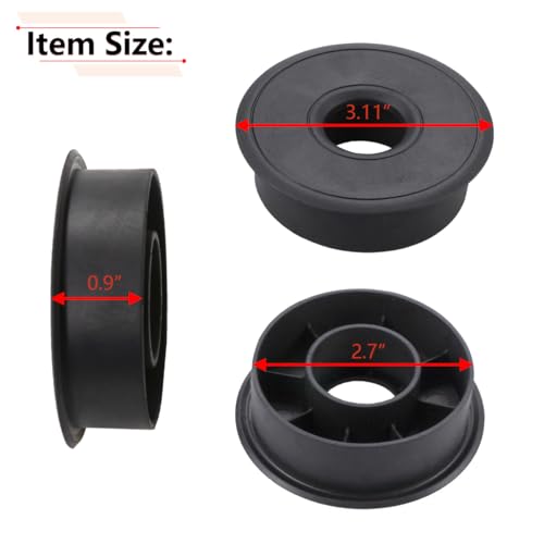 2PCS Center Console Cup Holder Insert Mat, Diameter at 3.11 inch, Height at 0.9 inch, for Deep Cup Holders Smaller Drink Shorter Cups and More