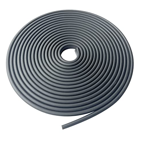 Rubber Edge Trim, 1/16" U Channel Edge Trim, Edge Protector, Length 10Ft, U Shaped Gasket, EPDM Material, Black Color, Edge Protector for Sheet Metal1