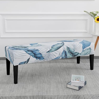 SPRINGRICO Stretch Dining Bench Cover, Removable Bench Slipcover Washable Bench Seat Protector Rectangle Bench Cover for Dining Room, Living Room, Bedroom, Kitchen (Cassandra) - color: Cassandra