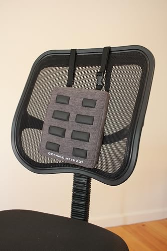 Stretchsit Cushion - Lumbar Support/backrest for Chairs/car Seats - Traction/Decompression for Relief from Lower Back, Upper Back, Neck, disc, and Sciatic Pain - Posture Support