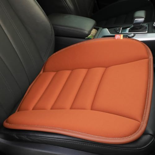 Car Seat Cushion Pad for Driving, Chair Cushion for Office/Truck with Memory Foam, Seat Cushion Comfortable and Durable, Coffee - color: Coffee, size: 3 cm