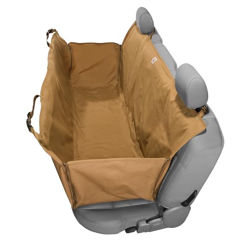 Carhartt Universal Fitted Nylon Duck Pet Hammock, Dog Back Seat Cover, Carhartt Brown - color: Carhartt Brown