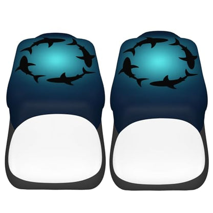 Dujiea Sea Animals Shark Car Front Seat Covers 2 Pcs Universal Auto Seat Covers Front Seats Only, Vehicle Bucket Seat Protectors Fit for Most Car SUV Sedan and Truck - color: Sea Animals Shark