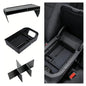 3Pcs Center Console Organizer Divider Storage Tray Compatible with Toyota RAV4 2019-2025 Armrest Storage Box Interior Accessories, Gear Shift Storage Tray Box Insert Divider