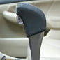 Compatible with Honda Accord 7 Automatic 2005 2006 2007 Hand Sewing Black Leather Cover for Gear Shift Knob