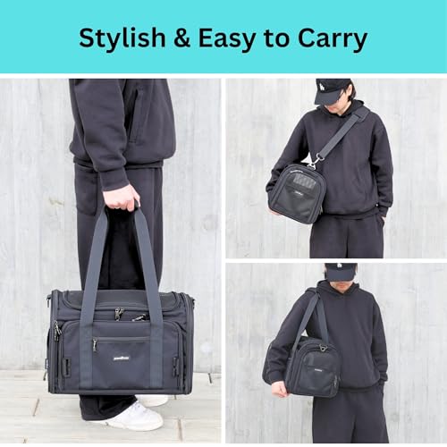 Crash-Tested Dog Carrier Airline Approved | 3-in-1 Lab-Tested Cat Car Seat, TSA Airline Approved Cat Carrier Soft, Expandable Dog Carriers for Small Dogs | 5-Star CPS Certified for Crash Protection. - size: 17.0"L x 11.0"W x 11.0"H