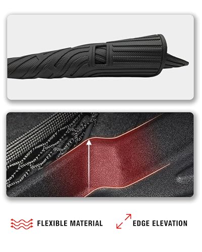 Cargo Liner Compatible with 2024-2025 CX-90 Trunk Mat Cargo Mat Back Seat Cover Protector (Backrest Mats+Trunk Mat) - size: FOR CX-90 2024+
