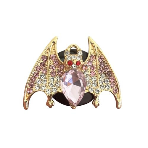 New Bat Aromatherapy Car Decoration Clip Car Air Vent Decorative Fragrance Bat Rearview Mirror Pendant Holidays And Festivals Pendant (Gold Bat & Gold Bat Pendant) - size: Gold Bat & Gold Bat Pendant