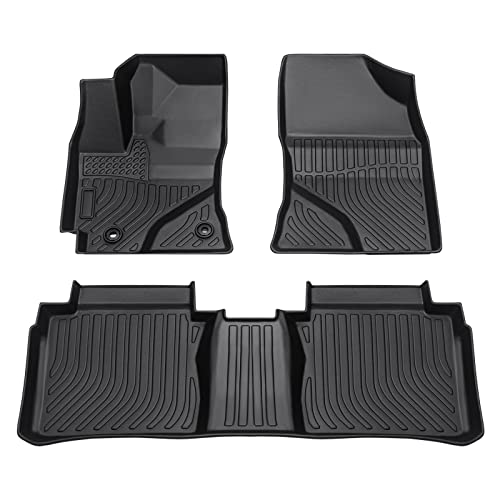 Cartist Custom Fit for Floor Mats Toyota Corolla 2014 2015 2016 2017 2018 2019 (Only Fit Sedan with Automatic Transmission) All Weather Floor Liners for Corolla Accessories - size: 2)Toyota Corolla【2014-2019】