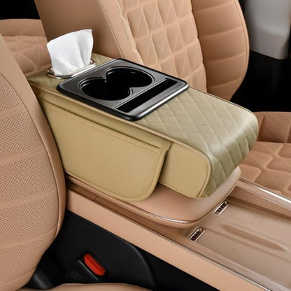 Car Armrest Pad, Universal Armrest Cushion Pad, Leather Armrest Box Pad