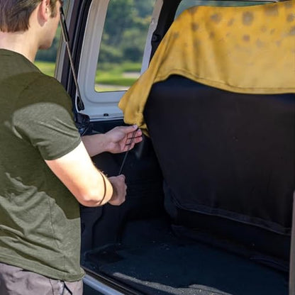Cat Sunflower Print Waterproof Back Seat Cover, Rear Bench Seat Cover Universal Fit for Cars Sedans SUVs Vans Truck Automotive Interior Backseat Car Covers - color: Cat Sunflower