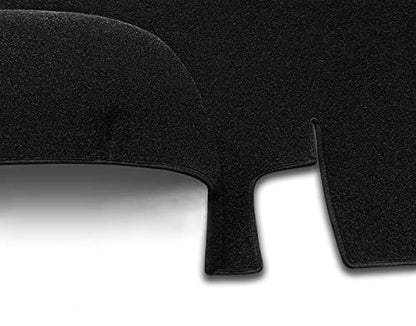Yiz Dashboard Cover Dash Cover Mat Pad Custom Fit for Dodge Ram 1500 2500 3500 1998 1999 2000 2001 (98-01Black) Y21 - color: 98-01Black