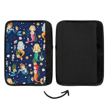 2 Pcs Seat Belt Cover for Kids, Mermaid Car Seat Strap Pads for Children, Soft Car Seat Belt Cushion Pads for Girls Women Babies Adults - color: Mermaid