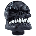 Skeleton Shifter Knobs Skull Gear Lever Handle Car Shift Head Fit Most Manual Automatic Transmission, Black - color: Black