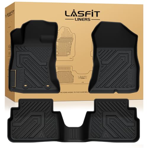 LASFIT Floor Mats Fits for Subaru Crosstrek 2023-2018 & Impreza 2023-2017, All Weather TPE Custom Fit Easy Clean Durable Car Accessories for Crosstrek & Impreza Base/Limited/Premium/Sport Floor Liners - size: 4)For Subaru Crosstrek & Impreza | 2018-2023