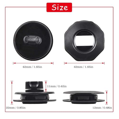 OTUAYAUTO 8PCS Car Floor Mat Clips - for Double Layer Mat - Universal Automotive Carpet Clips Holder Clamps