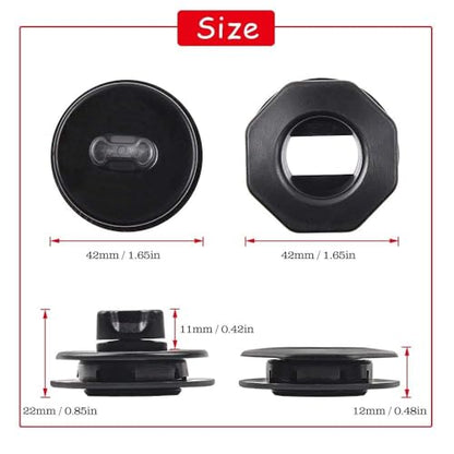 OTUAYAUTO 8PCS Car Floor Mat Clips - for Double Layer Mat - Universal Automotive Carpet Clips Holder Clamps