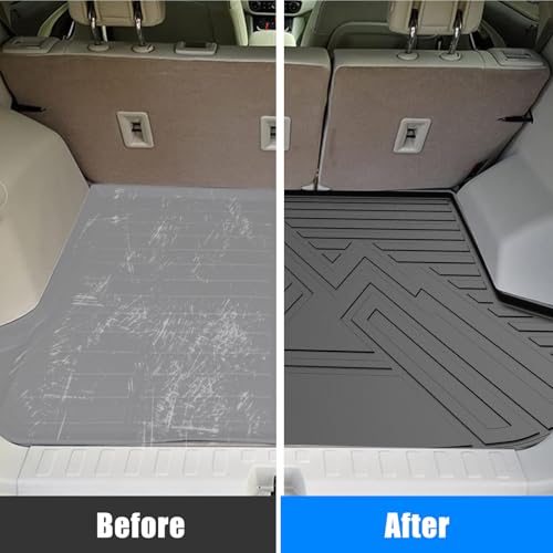 Trunk Mat Fit for Chevrolet Equinox Plus 2024, MERXENG Car Trunk Protector All-Weather Rear Cargo Area Mat Protective Floor Mat for Equinox Plus 2024 & Equinox 2025 - size: for Equinox Plus 2024