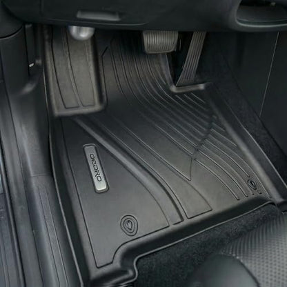 OEDRO Floor Mats & Trunk Cargo Mat with Backrest Mat Fit for 2024 2025 2026 Hyundai Santa Fe Hybrid Calligraphy/SE/SEL/Limited 6/7 Seats, TPE All Weather Custom Fit Floor Liners, Car Mats Full Set