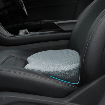 Livtribe Car Seat Cushion - Memory Foam Car Seat Pad - Sciatica & Lower Back Pain Relief - Car Seat Cushions for Driving - Road Trip Essentials for Drivers(Gray) - color: Gray