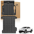 3W Front Trunk Mat & Trunk Bed Mat Fit Silverado EV/GMC Sierra EV/Sierra EV Denali 2024 2025 2026,All Weather TPE Custom Fit Car Accessories for Silverado EV/GMC Sierra EV/Sierra EV Denali - size: Chevy Silverado EV 24-25 Front Mat & Bed Mat
