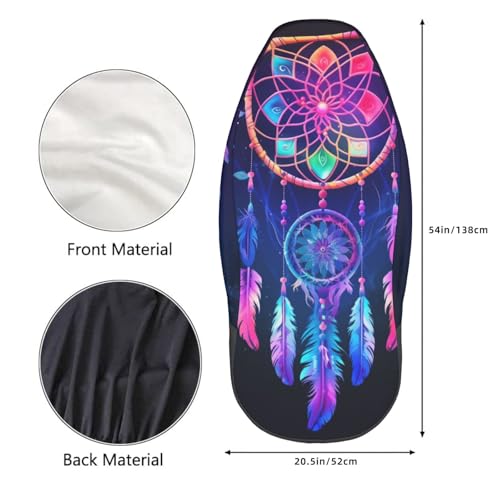 Dujiea Dream Catcher with Feathers Car Front Seat Covers 2 Pcs Universal Auto Seat Covers Front Seats Only, Vehicle Bucket Seat Protectors Fit for Most Car SUV Sedan and Truck - color: Dream Catcher With Feathers