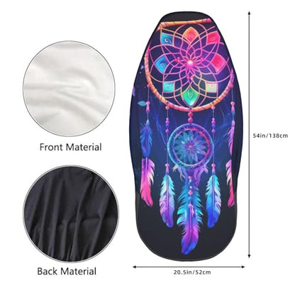 Dujiea Dream Catcher with Feathers Car Front Seat Covers 2 Pcs Universal Auto Seat Covers Front Seats Only, Vehicle Bucket Seat Protectors Fit for Most Car SUV Sedan and Truck - color: Dream Catcher With Feathers