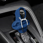 Gear Shift Hoodie, Shifter Hoodie, Funny Car Gear Shift Protector Cover, Automotive Interior Cute Gadgets Fashionable Mini Sweater Shifter Stick Knob Cover Universal for Most Vehicles (Blue) - color: Blue