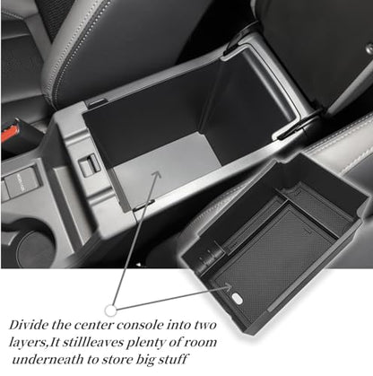 Compatible with Subaru Crosstrek Impreza 2024 2025 Center Console Armrest Storage Box ABS Tray Insert Organizer Glove Pallet Phone Holder - size: for Crosstrek Impreza 2024-2025