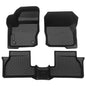 Car Floor Mats for 2012-2018 Ford Focus, All Weather TPE Rubber Custom Fit Car Mats Front & Rear 2 Row Mats, Black(2012-2018 Focus) - color: 2012-2018 Focus