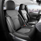 FREESOO Car Seat Covers Front Seats 2PCs,Waterproof Automotive Seat Covers, Leather Cars Interior Covers, Seats Protection Universal fit Babies & Adult (BlackGrey) - color: Black Grey, size: 2 Pcs Front Seat