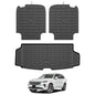 Mixsuper Cargo Liner for Volvo XC90 2016-2024 2025 2026, All Weather Trunk Mat Backrest Mat TPE Back Seat Cover Protector for XC90 Accessories - size: 16-26 |XC90| Cargo & Backrest Mat