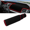 Car Dashboard Cover Anti-Scratch Dash Cover Interior Dash Covers - for VW for Jetta 5 A5 MK5 2006 2007 2008 2009 2010, A Red Side