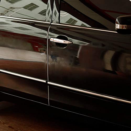 65.6ft(20m) Car Door Edge Guards Light Gray– Fits Most Vehicles, No Glue, U-Shaped, Built-in Metal Clips, Scratch and Chip Resistant – Reduces Dings in Parking Lots - color: gray, size: 65-3/5Ft
