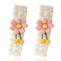 2PCS Cute Flower Car Seat Belt Cover Pads, Soft Safety Belt Shoulder Pad, Floral Auto Seat Strap Pad Neck Cushion Protector, Universal Car Accessories for More Comfortable Driving (Pink)
