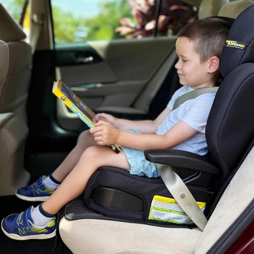 PIDO Car Seat Protector, 2 Pack Seat Protector Under Baby Car Seat with Thick Padding and Non-Slip Back, Waterproof Carseat Protection Cover Pad for Vehicle Leather Upholstery, Black - color: Black