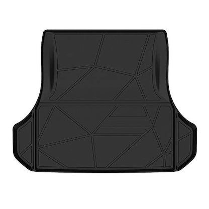 KUST Trunk Cargo Mat for 2011-2023 Dodge Charger & Chrysler 300, TPE Rubber Cargo Liner Rear Trunk Accessories All Weather Protection Raised Edge - style: Charger 2011-2023 │ Trunk Mat