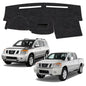 Dash Cover Mat for Nissan Armada 2004-2007 & Titan 2004-2012 Non-Slip Dashboard Cover Mat Sunshade UV Rays Protector Interior Accessories - size: Compatible with Armada 2004-2007
